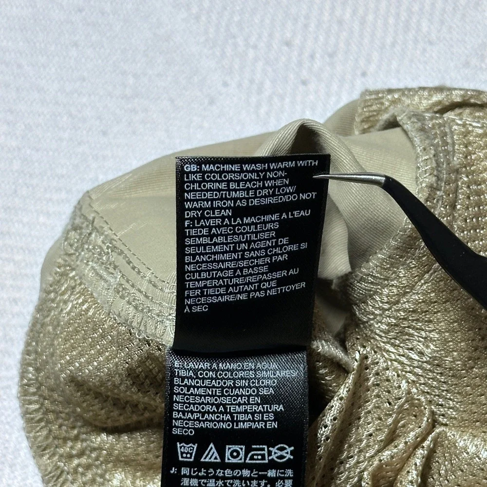 North Face Paramount Peak Convertible Pants Mens Large Zip Off Cargo Hiking Tan